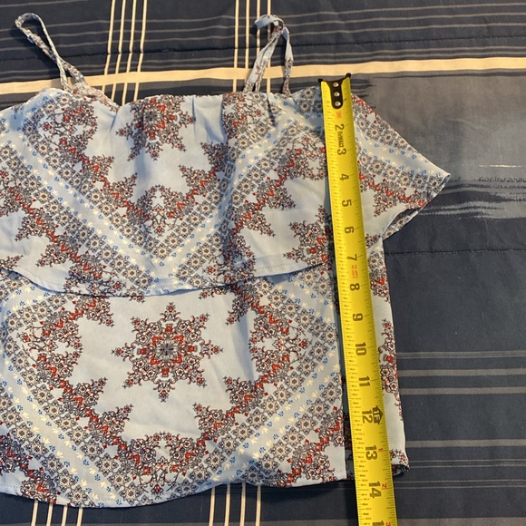 Hippie Rose Size Small Floral Top - Picture 6 of 9